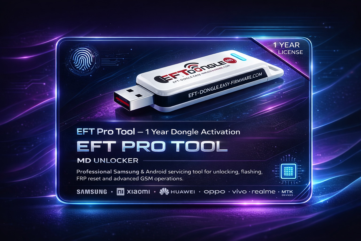 EFT Pro Tool 1-Year Dongle Support & Activation (Full License Renewal)
