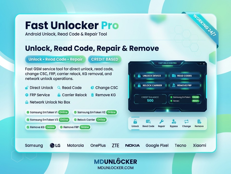 Fast Unlocker Pro Credits