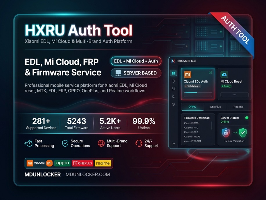 HXRU Auth Tool Credits