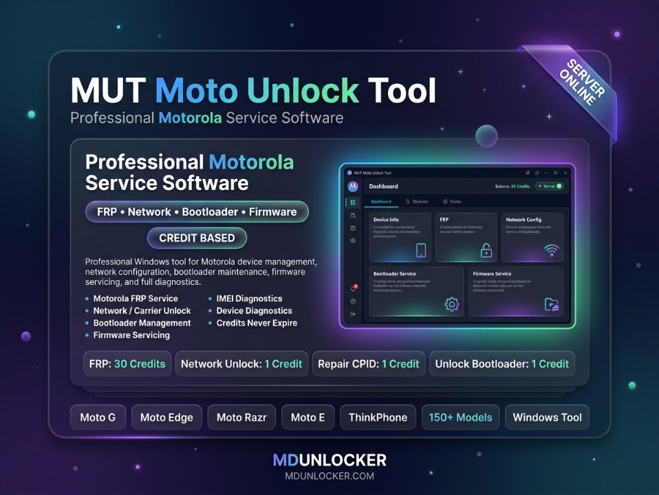 Moto Unlock Tool Credits