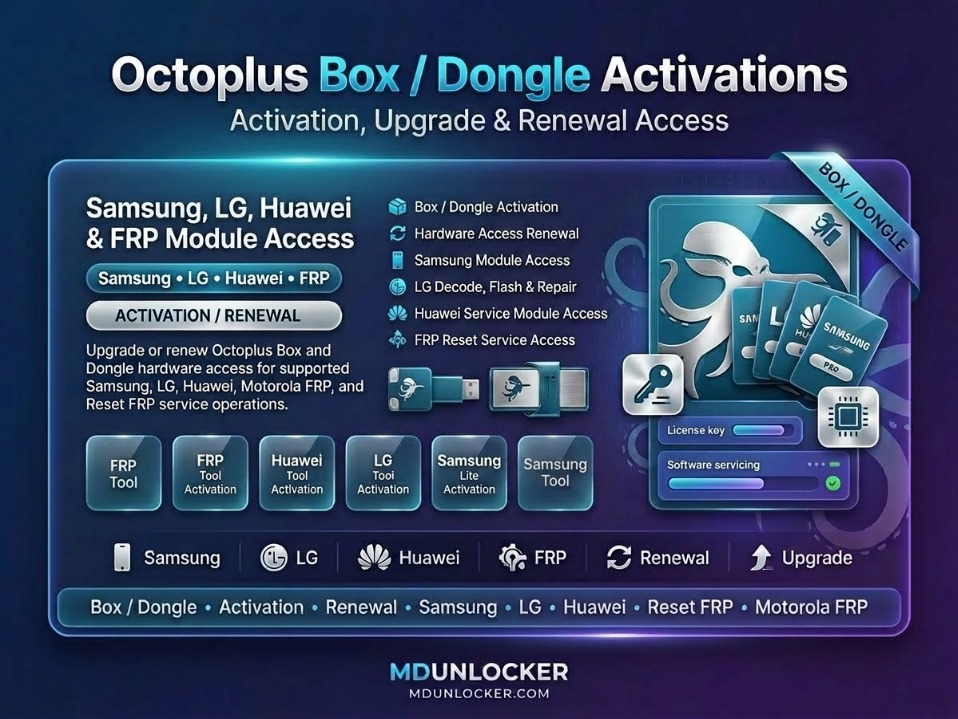 Octoplus Box & Dongle Activations