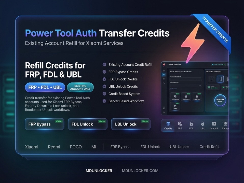 Power Tool Auth Credits