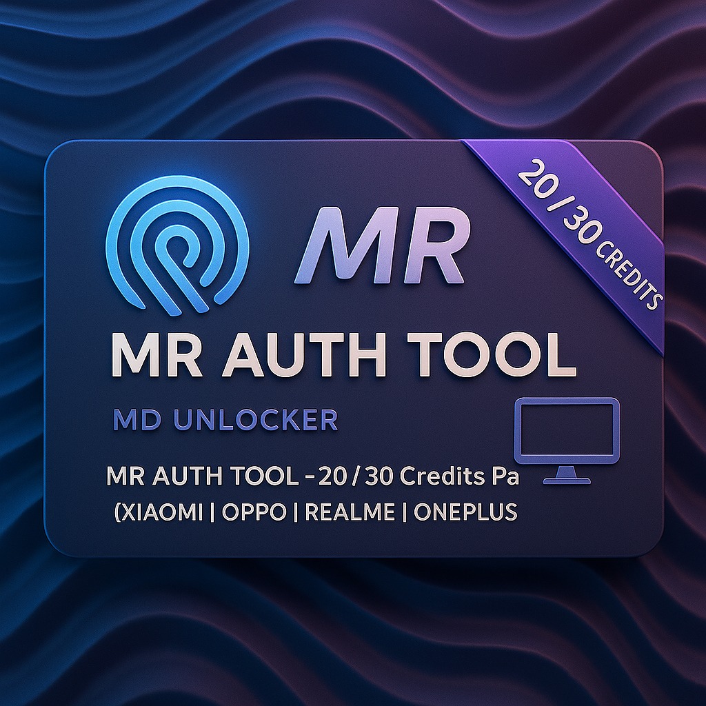 MR Auth Tool 20 Credits Package (Account Credit Top-Up) | MR Auth Tool Service Credits