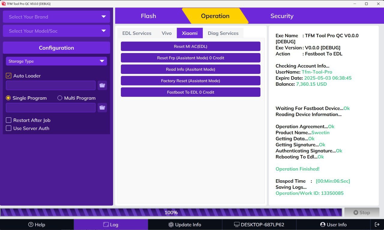 TFM Tool Pro 6-Month Official Activation (Account License) | Android Service Software for MTK, Qualcomm, SPD