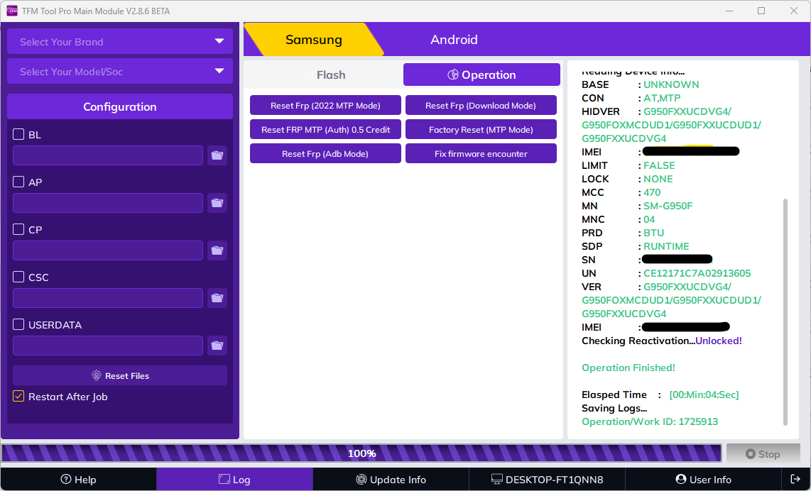 TFM Tool Pro 6-Month Official Activation (Account License) | Android Service Software for MTK, Qualcomm, SPD
