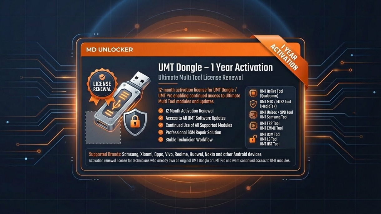 UMT Emmc & HST ISP Tool Activation – Without Hardware License (Account Activation)