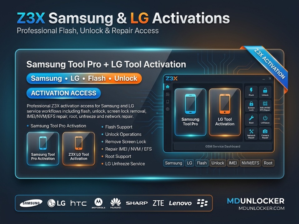 Z3X Services and Packs