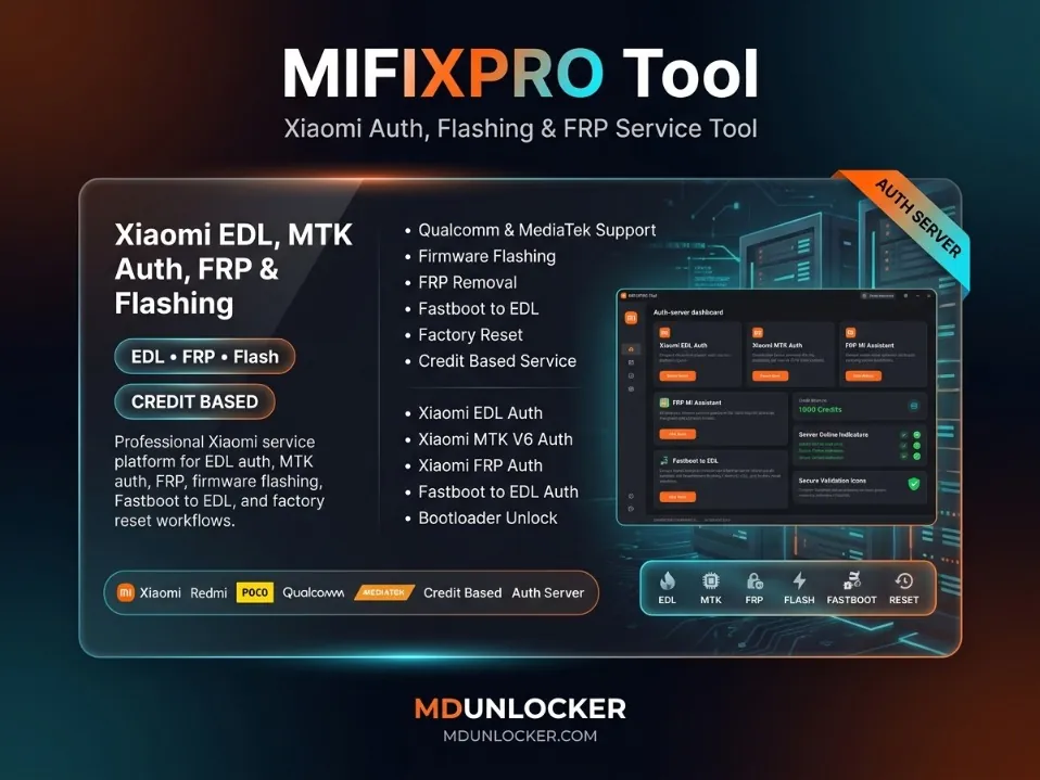 MiFix Pro Tool Activation (New User) – Xiaomi Auth Flash & EDL Authorization Account