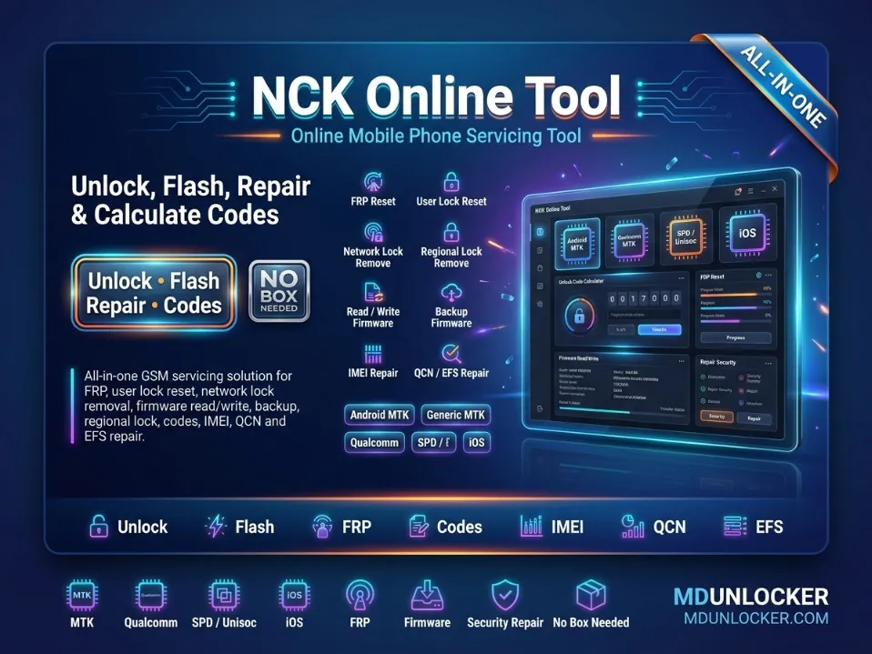 NCK Online Tool Pattern Removal – 1 Year Account Activation Plan
