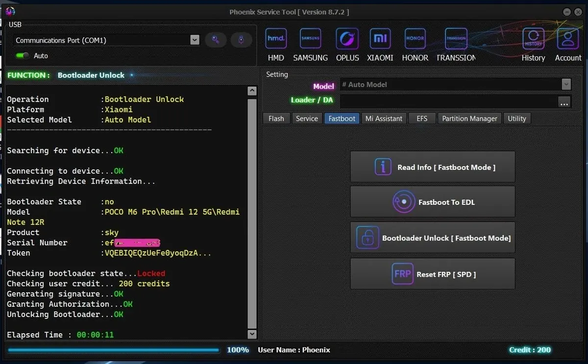 Phoenix Service Tool (Account) – Multi-Brand Android Firmware Flashing & Service Software