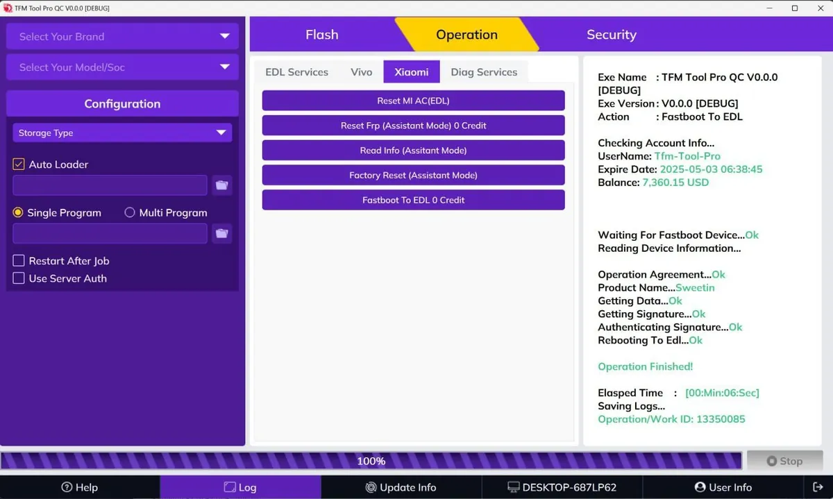 TFM Tool Pro Credits Top-Up (Account-Based) | Server Credits for Premium Auth Services