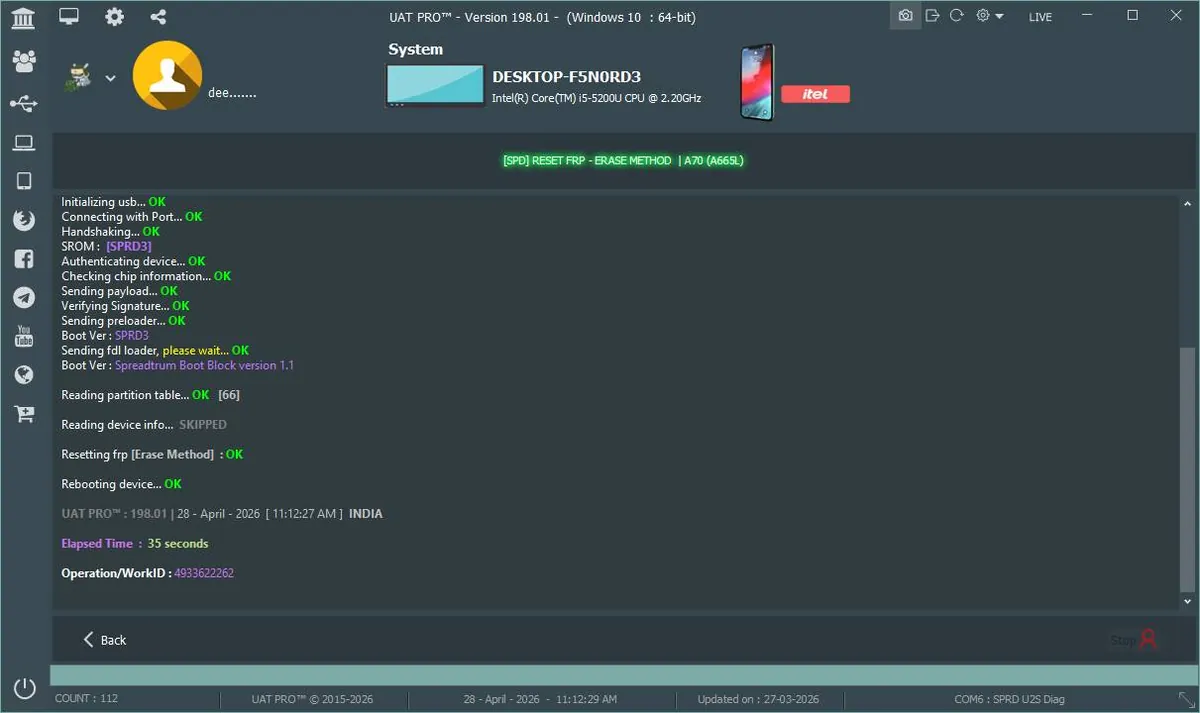 Uni-Android Tool UAT PRO 1-Year Activation License | Uni-Android Servicing Platform Access
