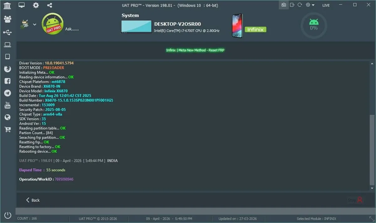 Uni-Android Tool UAT PRO 1-Year Activation License | Uni-Android Servicing Platform Access
