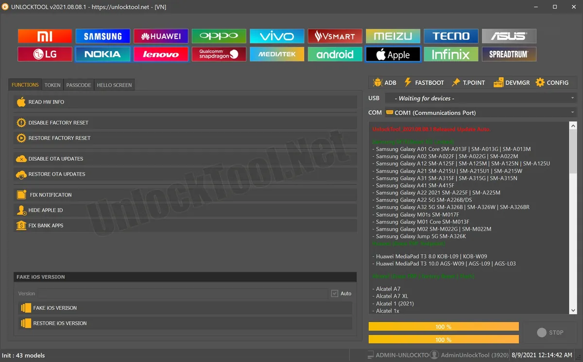 Unlock Tool 3-Month Official License Activation (Account-Based) | Android GSM Servicing Software