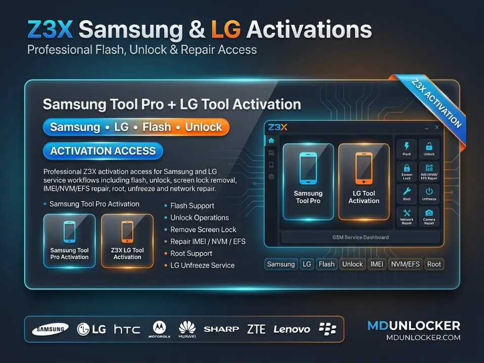 Z3X Samsung Pro Update – Samsung Tool Pro Software Update & Service Access Renewal